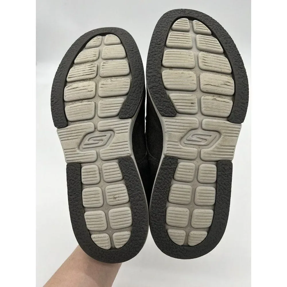 SKECHERS GOGA MAT ARCH Memory Foam Mens Shoes Size 8 Charcoal
